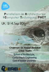 The theme of Parallelism in Architecture and Computing Techniques (PACT) 2016 explores the relations between computational design software in architecture, organizational and global, ever-changing and pervasive contexts. This conference looks at how the new trends of architectural technologies and computational thinking can adapt to increase the ability in finding a complex digital fabrication, augmented reality, and intelligent environment.