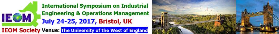 The first IEOM UK International Symposium on Industrial Engineering and Operations Management aims at providing a platform for academics, researchers, scientists and practitioners to exchange ideas to bridge the gap between the Industrial Engineering and Operations Management theory and its application to solve the most current problems and challenges faced by 21st century organisations.