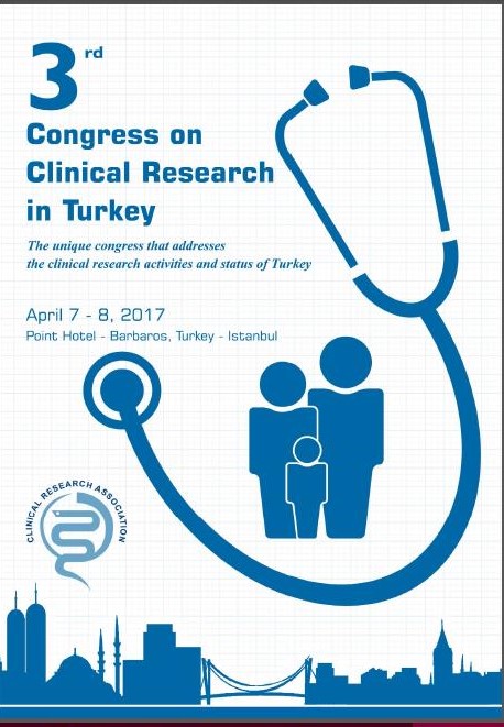3rd Congress of Clinical Research in Turkey is one of the largest congresses in Turkey on Clinical Research.