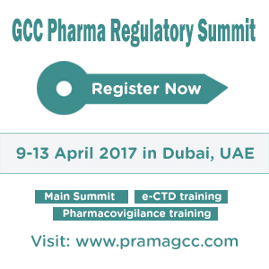 The summit will give a full picture of the specifics of regulating the pharma market in the GCC region: UAE, Kingdom of Saudi Arabia, Bahrain, Kuwait, Qatar and Oman.
The event will dissect the GCC pharma sector' existing regulatory framework, and will create a platform for information to be exchanged between legislators, company directors and regulatory and compliance managers.

The summit also includes:
9th of April: Master class on e-CTD
12-13th of April: Pharmacovigilance training

