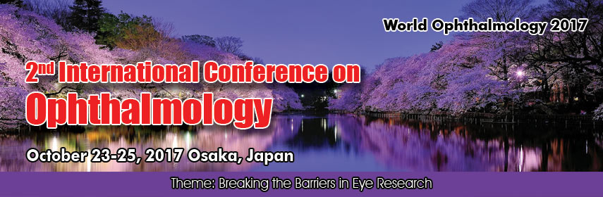 Conference series LLC welcomes all the eminent personalities in the field of Ophthalmology from all over the world to be the part of prestigious 2nd International Conference on Ophthalmology during October 23-25, 2017 Osaka, Japan which includes prompt keynote presentations, Oral talks, Poster presentations and Exhibitions.
World Ophthalmology 2017 deals with the important concepts of Ophthalmology and its related topics as well as future plans of World Ophthalmology 2016 . World Ophthalmology 2017 includes Diagnosis and Treatment of diseases of the Eye .World Ophthalmology 2017 is coming with the theme Breaking the Barriers in Eye Research 