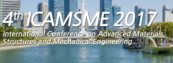 Applied Mechanics and Materials (ISSN : 1662-7482) by Trans Tech Publication | All accepted papers will be submitted to be indexed by Ei-compendex and SCOPUS |Remote presentation of poster is available. Do not need to attend conference.