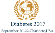 We are delighted to welcome you to Charlotte for the prestigious International Conference on Diabetes to be held during September 20-22, 2017 at Charlotte, North Carolina, USA. Diabetes 2017 provides a common platform where industry meets academia to discuss the recent issues and happening. It serve as a bridge between researchers from academia and industry enhanced by its well organized scientific sessions, plenary lectures, poster presentations, world class exhibitions, diverse symposiums, highly enriched workshops and B2B meetings.