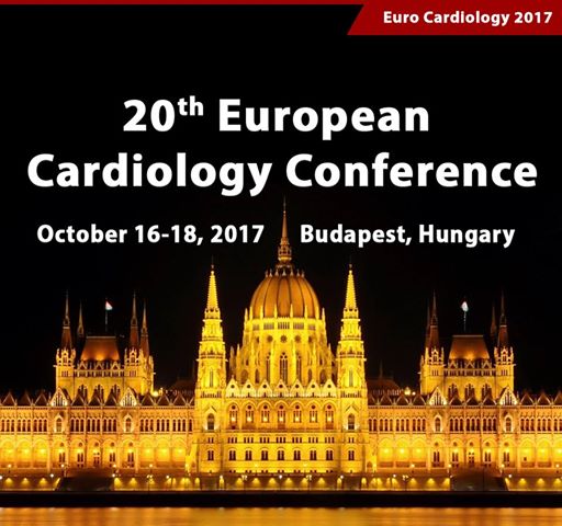 Euro Cardiology 2017 invites all the cardiologists, Scientists, Professors, Research scholars, Industrial Professionals, Cardiac surgeons at 20th European Cardiology Conference is going to be held in Budapest, Hungary during October 16-18, 2017.