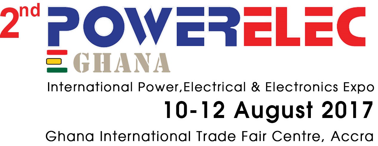 Powerelec Ghana 2017-International tradeshow and conference on power generation, electricals and Industrial electronics, showcasing the potential of Ghana's power sector and bring together international suppliers from across the world to Ghana. Show will be held under the patronage of the Government of Ghana.