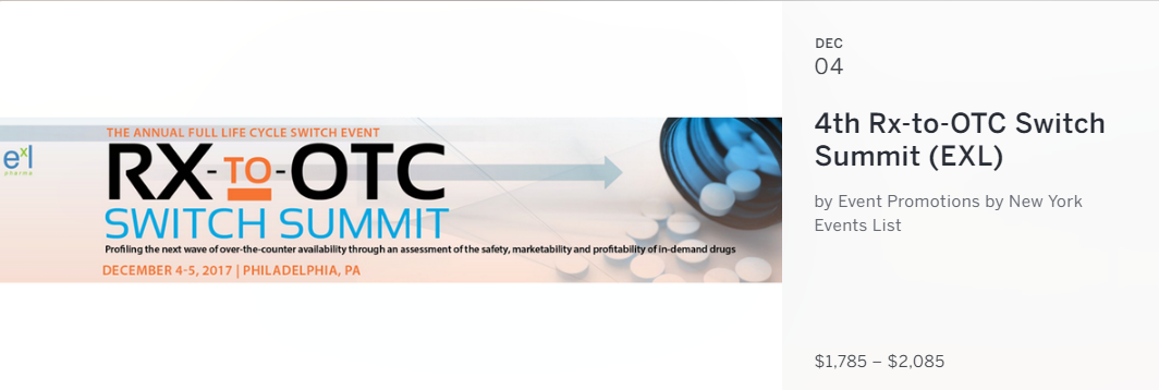 4th Rx-to-OTC Switch Summit
Switching drugs from prescription (Rx) to over-the-counter (OTC) status is a commercial strategy that has been growing in popularity. More than 20 products have been switched over to OTC during the past decade � and there has been a plethora of high-profile switch failures and disappointing results.