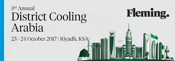 With a decade of success of bringing together Regional & Government Stakeholders, Policy and Decision Makers and leaders from the District Cooling and Utility sector across the Middle East, Fleming welcomes everyone at the District Cooling Arabia Meet to be held between the 23rd and 24th October in Riyadh, Kingdom of Saudi Arabia. The Kingdom of Saudi Arabia has become one of the leading and most attractive District Cooling hubs winning quite a few projects lately and with an impressive project pipeline in the coming years.