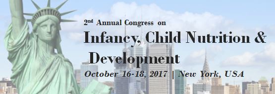 3rd Annual Summit on Infancy, Child Nutrition & Development concentrates around the theme Commitment towards the well-being of Infants Health. ICND-2017 is an extraordinary event which brings together a unique and international mix of large and medium companies, leading universities and research institutions and hospitals in the field of Nutrition and its allied areas to the idealist city of New York, USA.