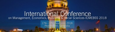  International Conference on Management, Economics, Business & Social Sciences - ICMEBSS 2018