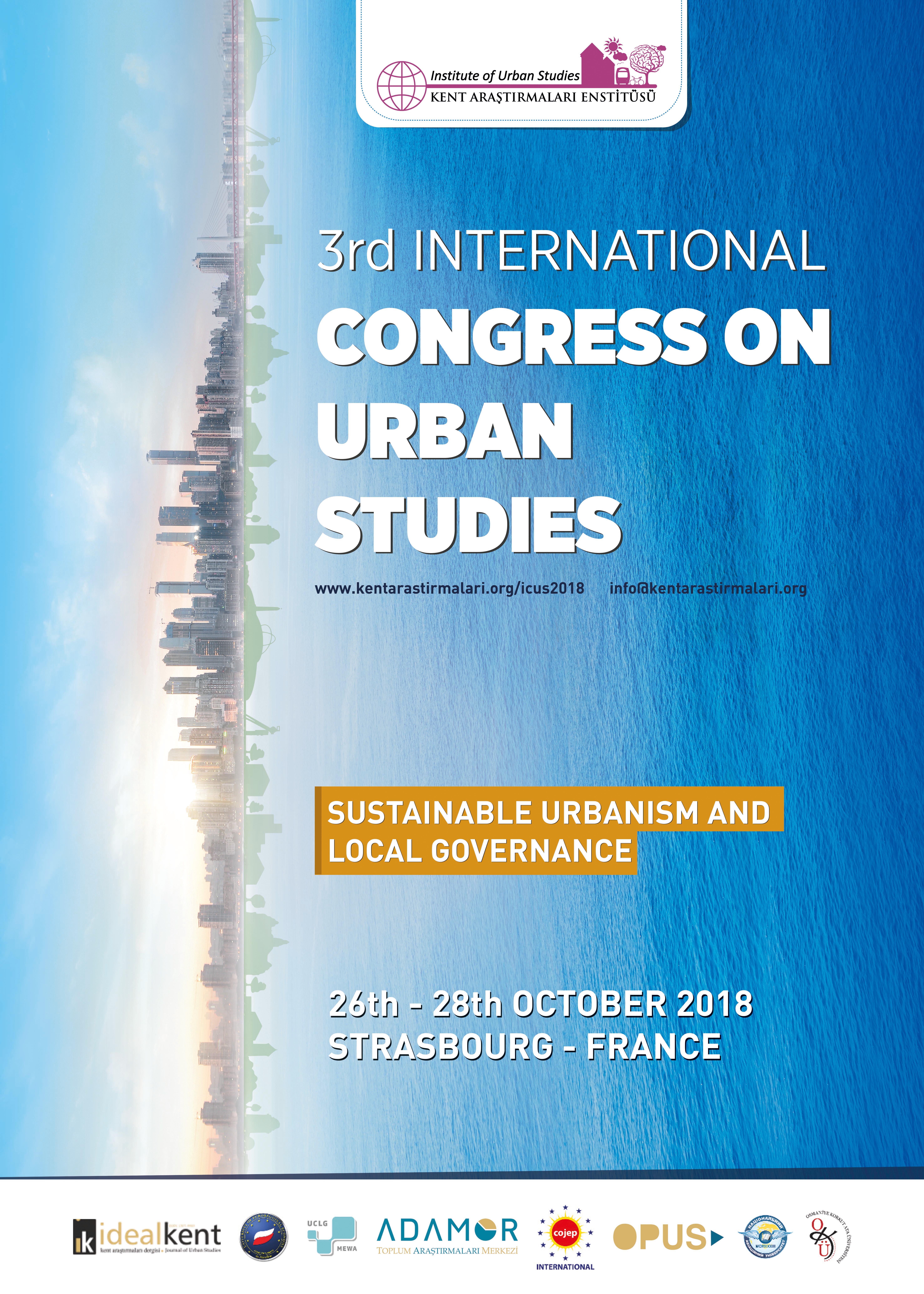 3rd International Conference on Urban Studies
