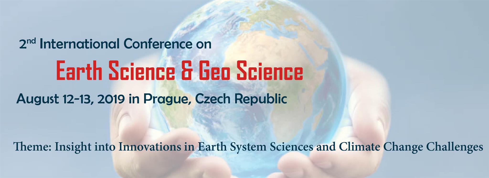 2nd International Conference on Earth Science & Geo Science-2019