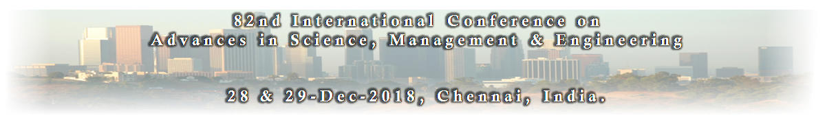 82nd International Conference on Advances in Science, Management and Engineering