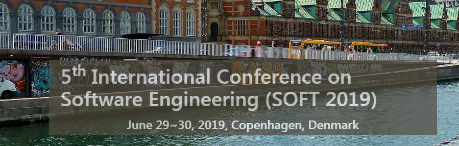 5th International Conference on Software Engineering (SOFT 2019)