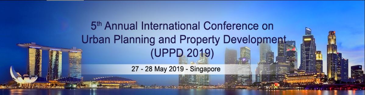 5th Annual International Conference on Urban Planning and Property Development