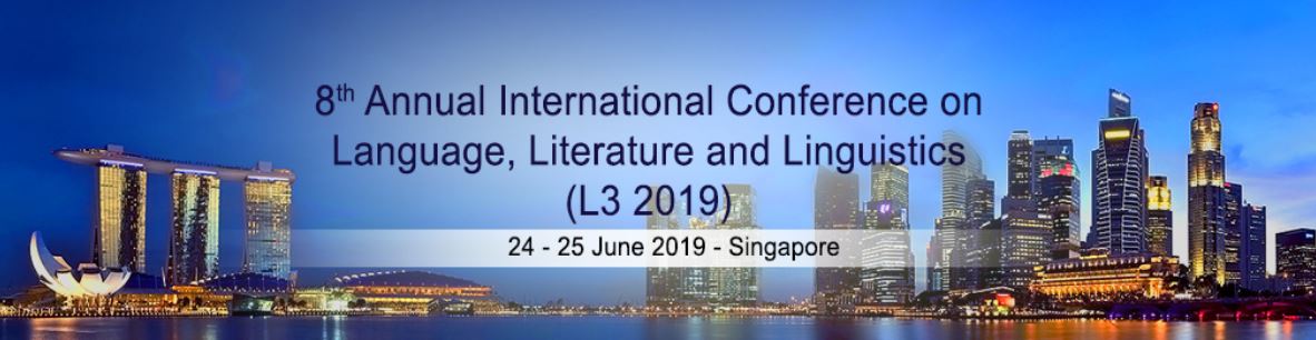 8th Annual International Conference on Language, Literature and Linguistics