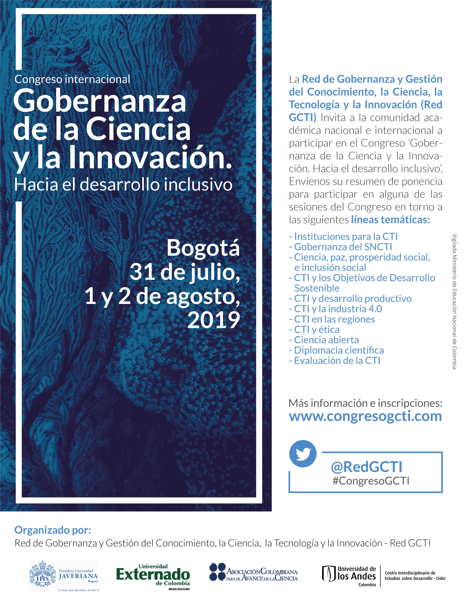 International Conference Governance of Science and Innovation​. Towards inclusive development