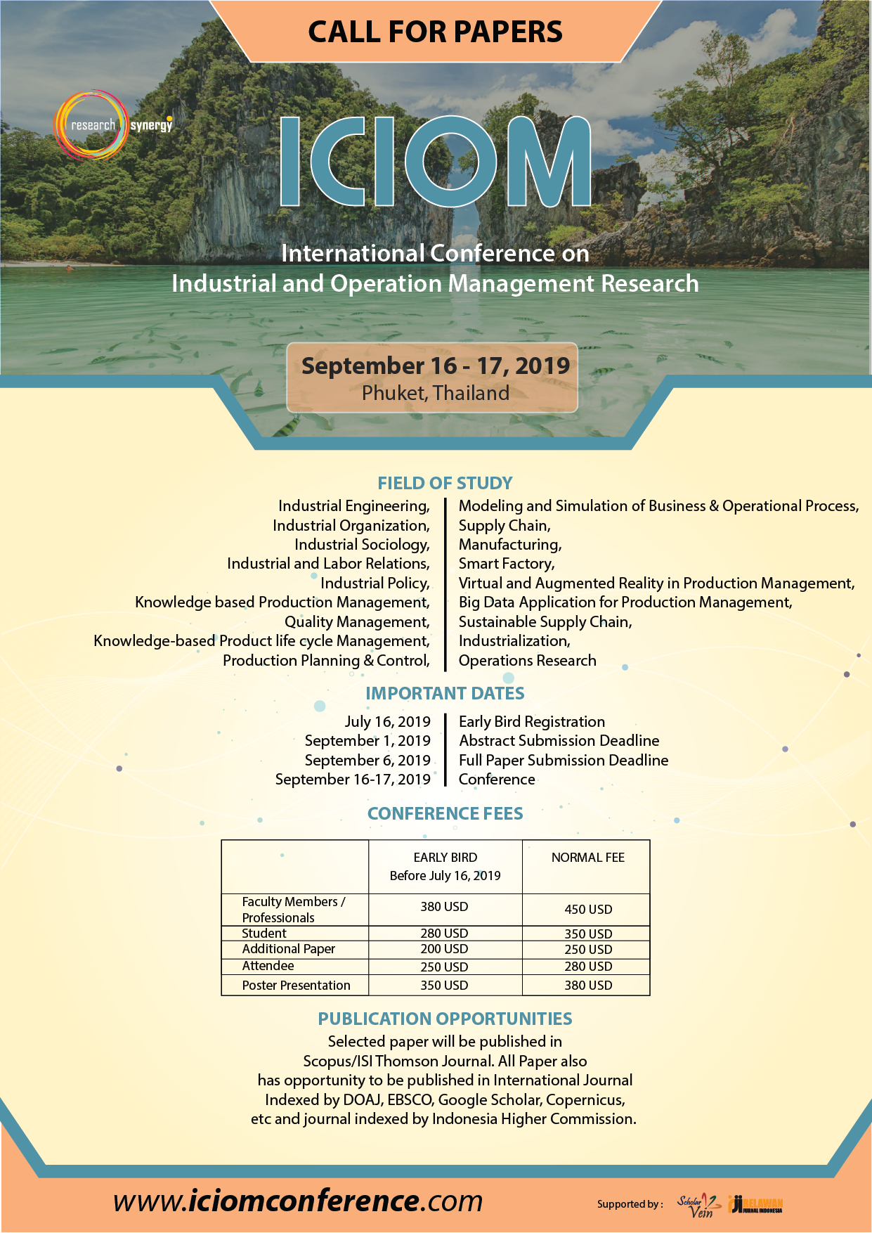 International Conference on Industrial and Operation Management Research (ICIOM)