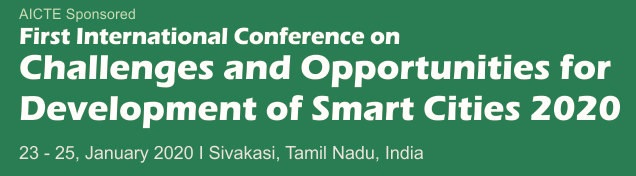 First International Conference on Challenges and Opportunities for Development of Smart Cities 2020