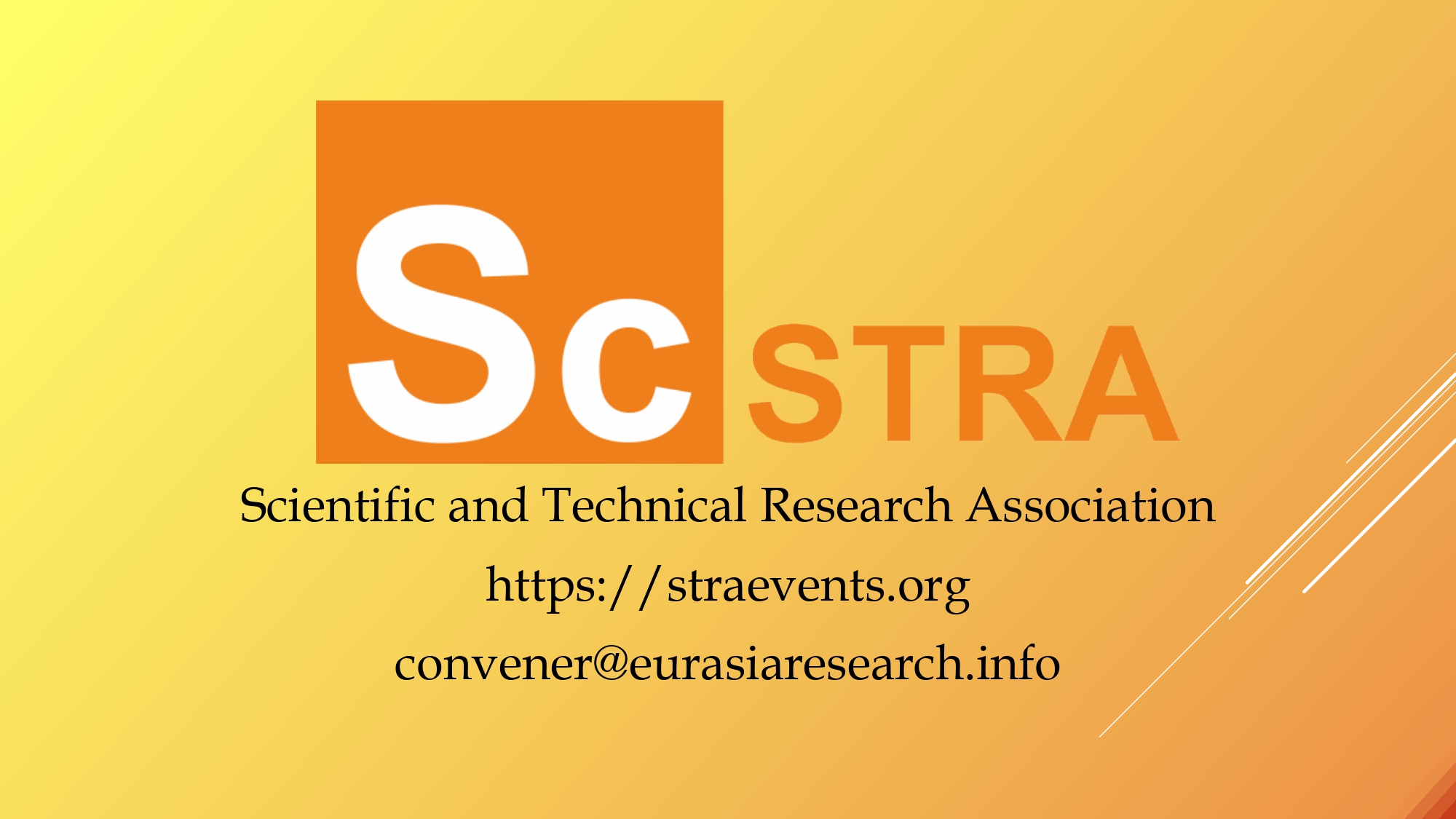 2nd ICSTR Athens – Online International Conference on Science & Technology Research, 11-12 September 2020