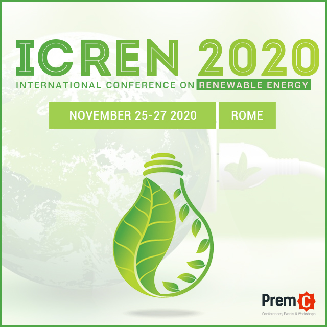 ICREN 2020 : International Conference on Renewable Energy