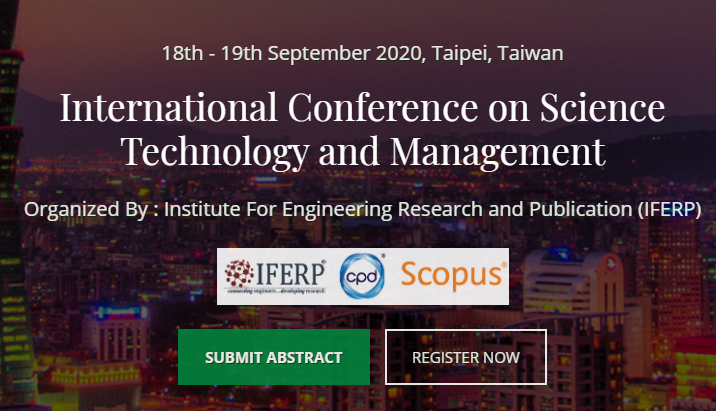 International Conference on Science Technology and Management 