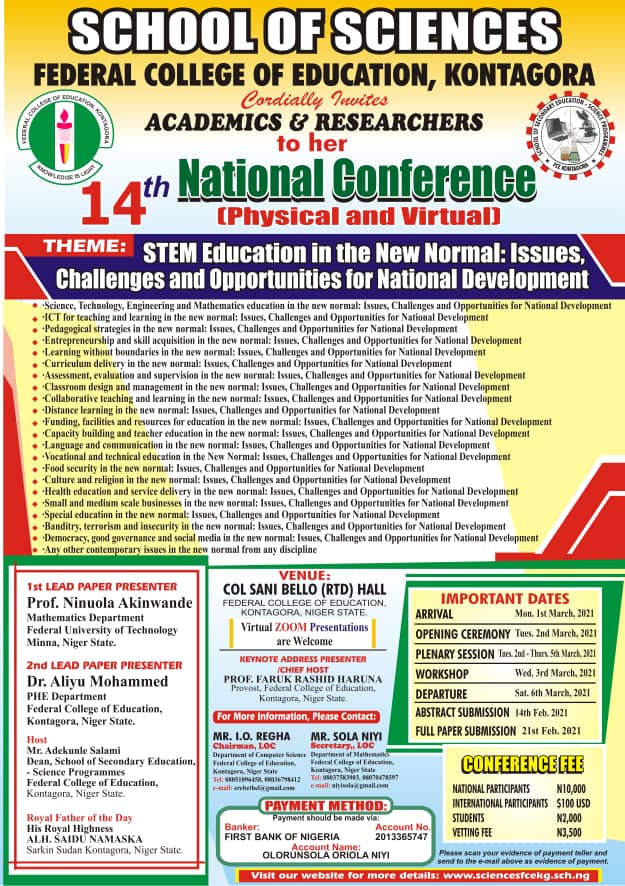 14th National Conference (Physical and Virtual)