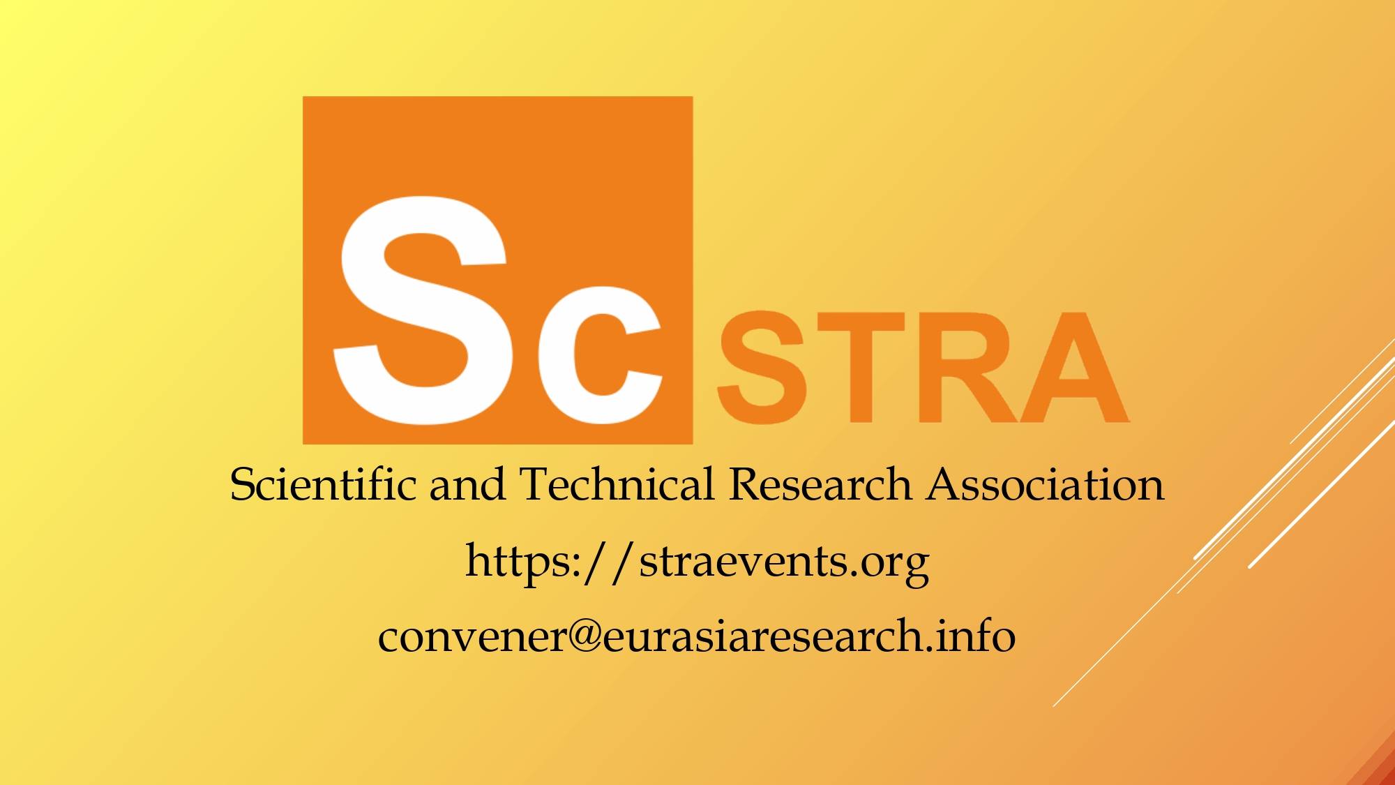 ICSTR Paris – International Conference on Science & Technology Research, 24-25 March 2022