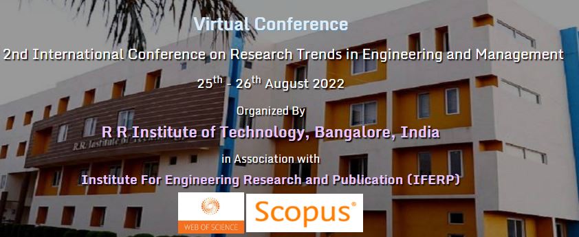 2nd International Conference on Research Trends in Engineering and Management