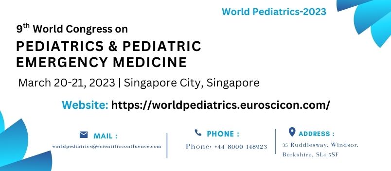 9th World Congress on Pediatrics & Pediatric Emergency Medicine