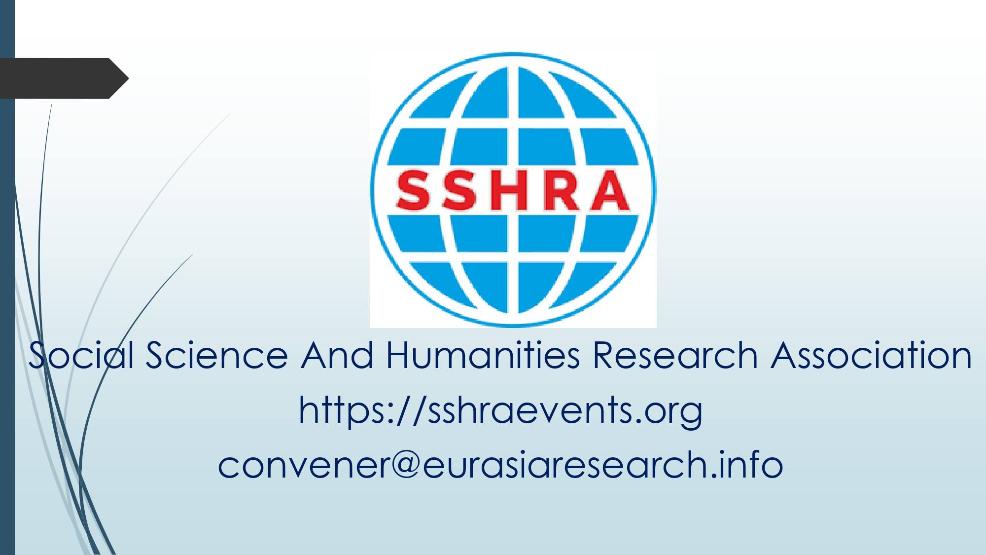 SSHRA 2023 – Social Science & Humanities Research Association International Conference, 12-13 September, London