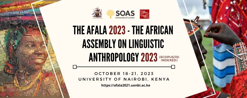 The AFALA 2023 - The African Assembly on Linguistic Anthropology 2023