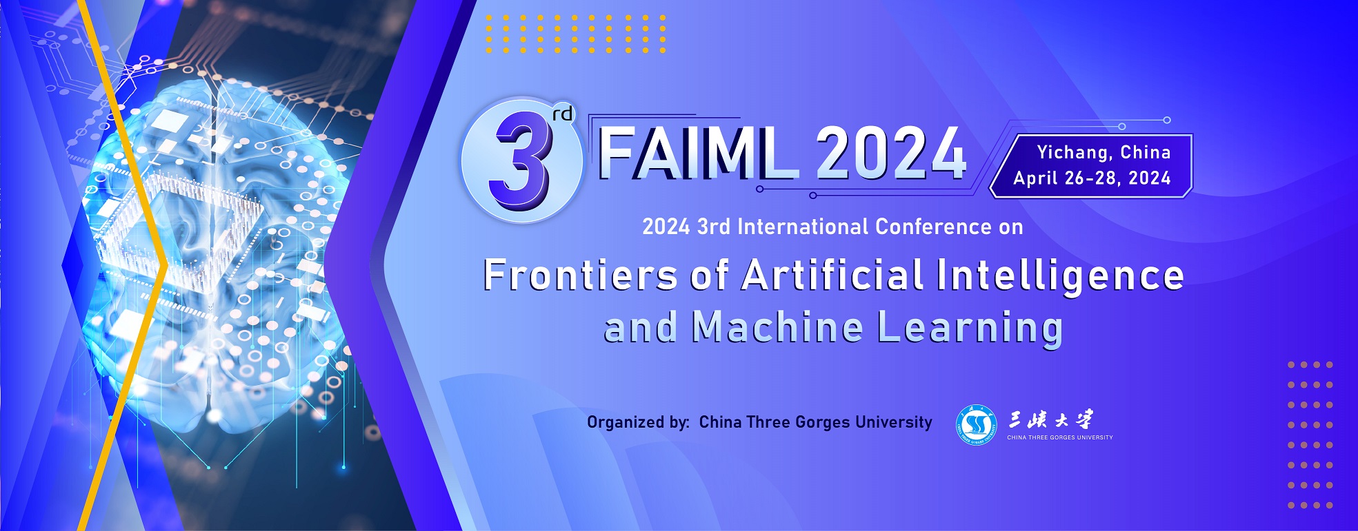 2024 3rd International Conference on Frontiers of Artificial Intelligence and Machine Learning (FAIML 2024) 