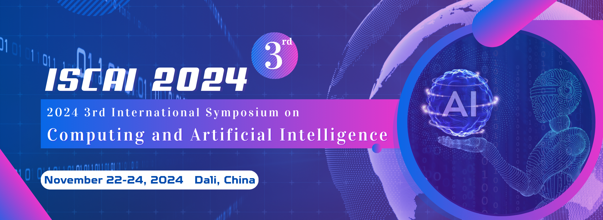 2024 3rd International Symposium on Computing and Artificial Intelligence (ISCAI 2024)